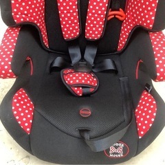 ミニーマウス　ジュニアシートの画像