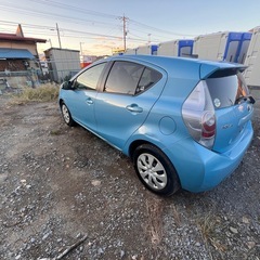 平成24年　毎年記録簿あり トヨタ アクア　修復歴なし37,500キロの画像