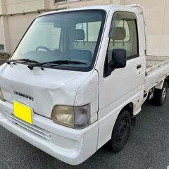 大阪発 スバル サンバートラック 5速マニュアル エアコン パワ...