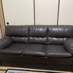 ニトリ　3人掛けソファーの画像