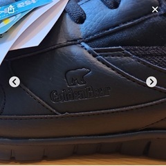 GoldenBear ゴールデンベア スニーカー GB-291B ブラック 28.0cm メンズ 靴【未使用品】の画像