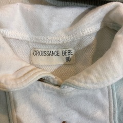 80サイズ，ロンパース３点，ジャンパー，モコモコベスト90サイズの画像