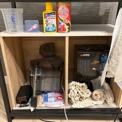 60㎝水槽台　LEDライト　ヒーター　海水魚の画像