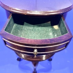 アンティーク　ジュエリーチェスト 4段 猫足　3本足の画像