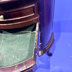 アンティーク　ジュエリーチェスト 4段 猫足　3本足の画像