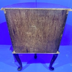 アンティーク　ジュエリーチェスト 4段 猫足　3本足の画像