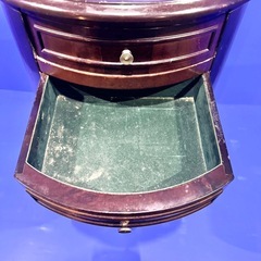 アンティーク　ジュエリーチェスト 4段 猫足　3本足の画像