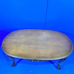 ローテーブル アンティーク 猫脚 ローテーブルの画像