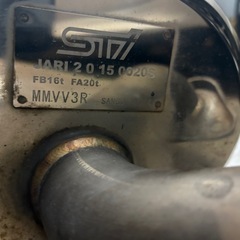 レヴォーグSTIパフォーマンスマフラー　の画像