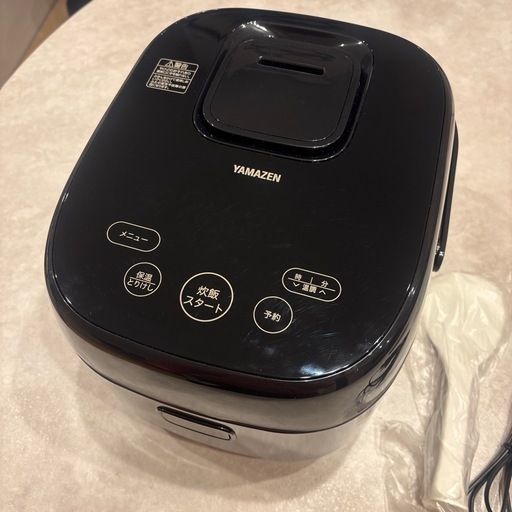 【美品・購入2ヶ月・値下げ】山善  IH炊飯器 5.5合 YJN-E101(B)／低温調理対応・9種類炊き分け