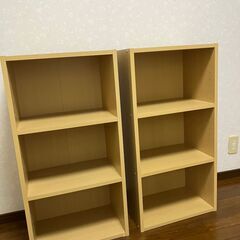 ３段カラーボックスx2個の画像