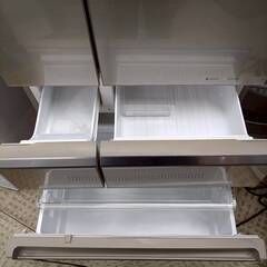 パナソニック/Panasonic 冷蔵庫 NR-FPM472S 2017年製 470L 6ドアの画像