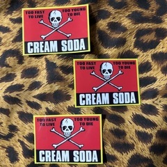 ★【CREAM SODAミニステッカー3枚セット】★当時物★の画像