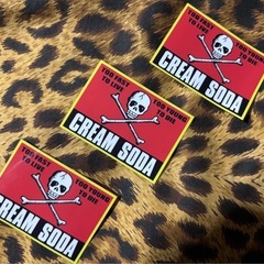 ★【CREAM SODAミニステッカー3枚セット】★当時物★の画像