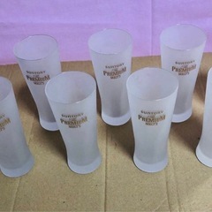 SUNTORY The Premium Malt's グラス 8個セットの画像