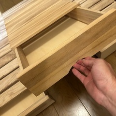 押入れ収納引き出し付きスノコ3個セットの画像