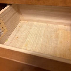 【マルヨシ民芸家具（カグクロ社）製：木製チェスト／収納キャビネット】の画像