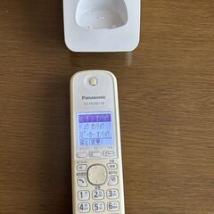 コードレス電話機（親機1台＋子機1台）　パナソニック　中古品の画像