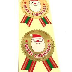 クリスマス　ラッピング　67枚シールの画像
