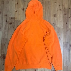 Carhartt ミッドウェイト ルーズフィット パーカー オレンジ Lサイズの画像