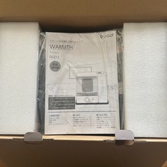 スチーム加湿機能式電気ストーブ WARMTH QS213BK一回使用 クワッズの画像