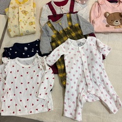 70サイズベビーふくの画像