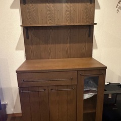 ✨美品！木目調の落ち着いた棚の画像