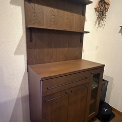 ✨美品！木目調の落ち着いた棚の画像
