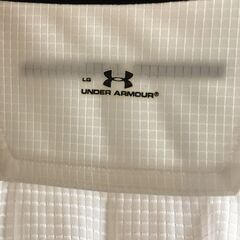 アンダーアーマー　Under Armour ホワイト ポロシャツ LGの画像