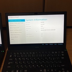 BIOS確認済み ジャンク2台セット SONY VAIO i7の画像