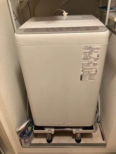 パナソニック 洗濯機 6kg (2022年製) + ラック・台 セット