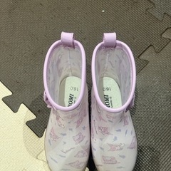 レインブーツ　長靴　16.0 美品　こども　クロミちゃん　ピンクの画像