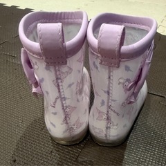 レインブーツ　長靴　16.0 美品　こども　クロミちゃん　ピンクの画像