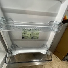 ツインバード冷蔵庫2019年110L 2ドア1人暮らし用 仙台市内無料配達の画像