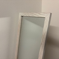 ニトリ 姿見 ホワイトの画像