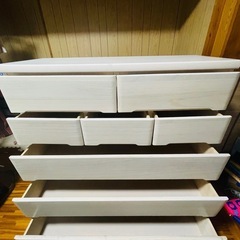 衣類収納（ホワイト）の画像