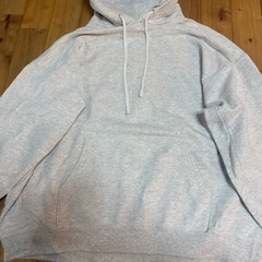 90s Hanes Ultimate Cotton グレー パーカー Lサイズの画像