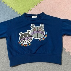 バイキンマンダダンダン　トレーナー1枚　ほぼ新品　とボトムス3着セット　80センチの画像