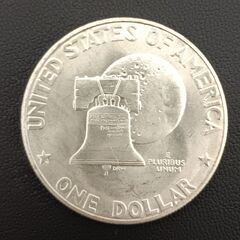 アメリカ建国200周年記念　1ドル銀貨の画像