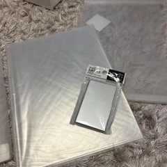 クリアファイル、クリアポケット　などの画像