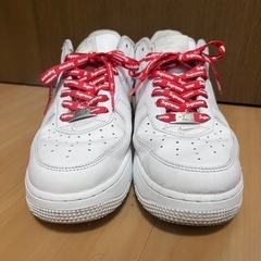 シュプリーム ナイキ エアフォース１ ホワイト 27.5cmの画像