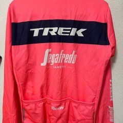 TREK サイクルジャージ長袖 Mサイズ ピンク【メンズ】正規品の画像