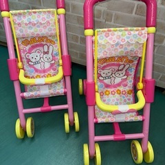 メルちゃん　ベビーカー おせわだいすきベビーカー　2台の画像