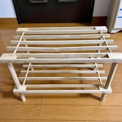 【取引予定】木製ラックの画像