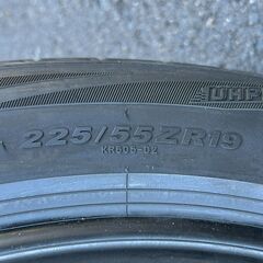 新品夏タイヤ4本 KENDA 225/55R19 2025年製の画像