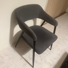 【美品】ニトリ　肘付きダイニングチェア　1脚　椅子の画像