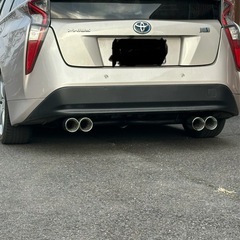 50プリウスリアストレートマフラーの画像