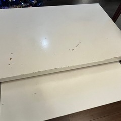 IKEA製:PCデスクとカラフル収納ボックス付ラックセットの画像