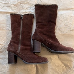 ダークブラウン　ブーツ　Lサイズの画像