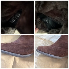 ダークブラウン　ブーツ　Lサイズの画像